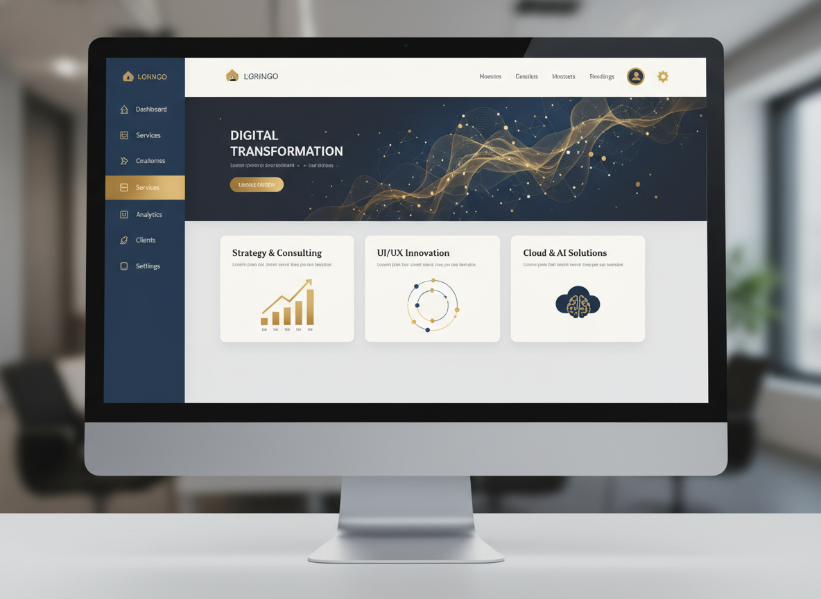 Dashboard site web professionnel AI Tech Connect